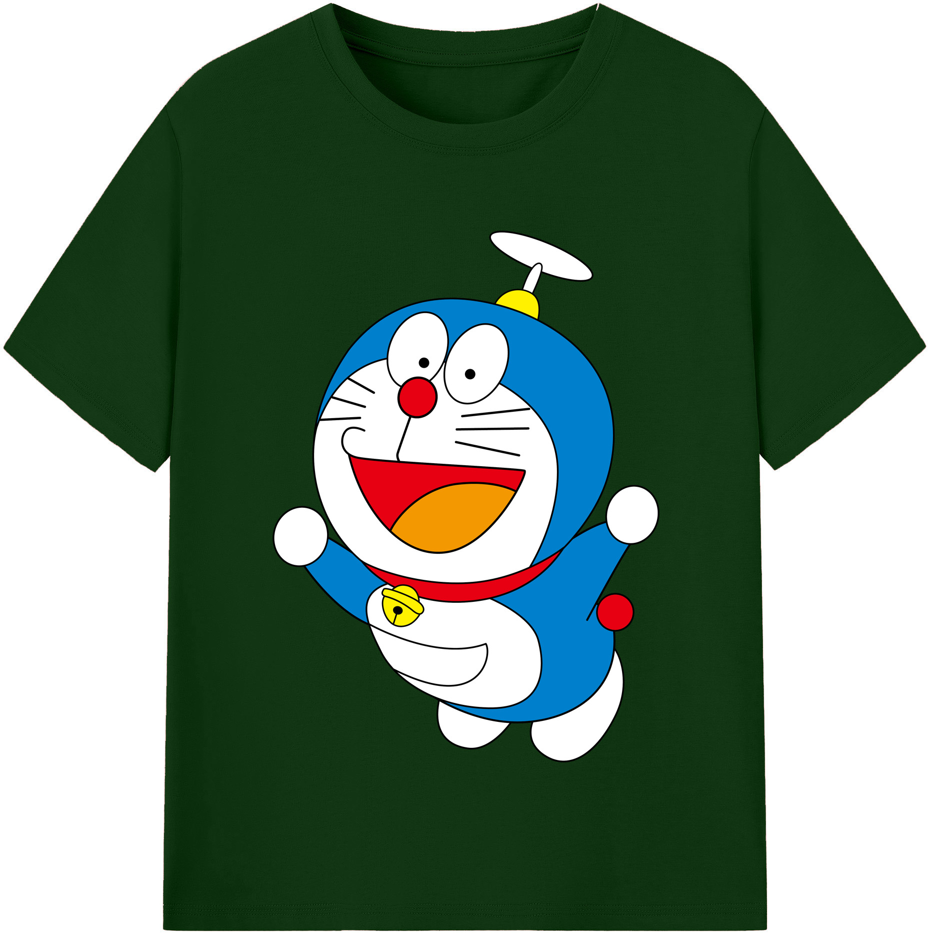 （画像用） ドラえもん Doraemon 綿100％半袖Tシャツ（フロントプリント）